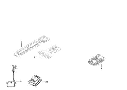 Exploded Diagram A Diagram and Parts List for BCSS820C1 Type 1 Black and Decker Hedge Trimmer